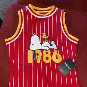 Forever 21 Snoopy bodysuit